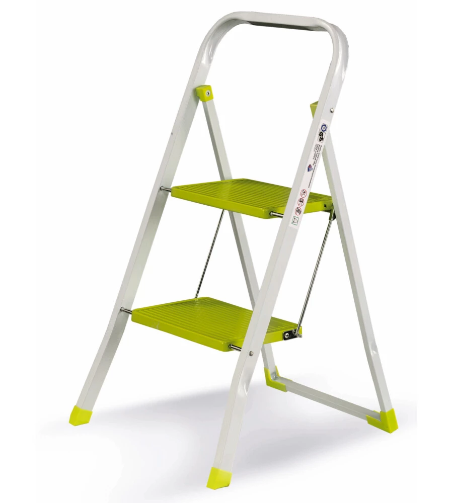 SCALA CASA BRIKO "STEPPY" CON 2 GRADINI IN ACCIAIO